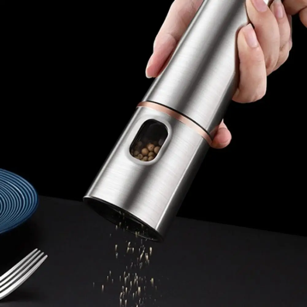 Electric Mill Pepper Grinder Bottle Professional Salt Spice Grinder Seasoning Grinder Electric Grinding мельница для специй