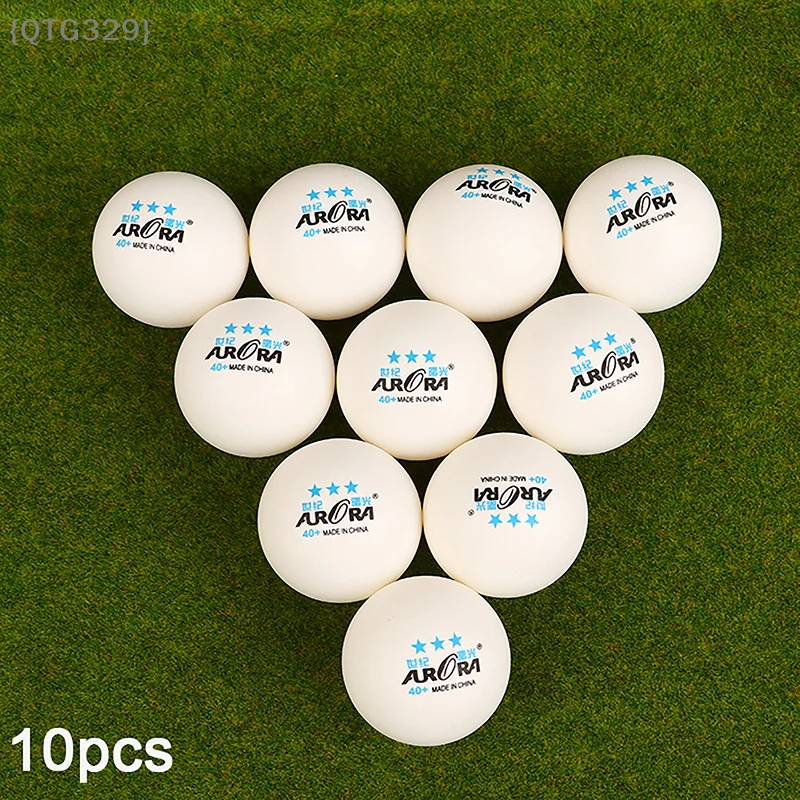 【Ja】TTF Standard Table Tennis Balls - 10Pcs 40mm ABS Professional Training Balls for Competition & Practice