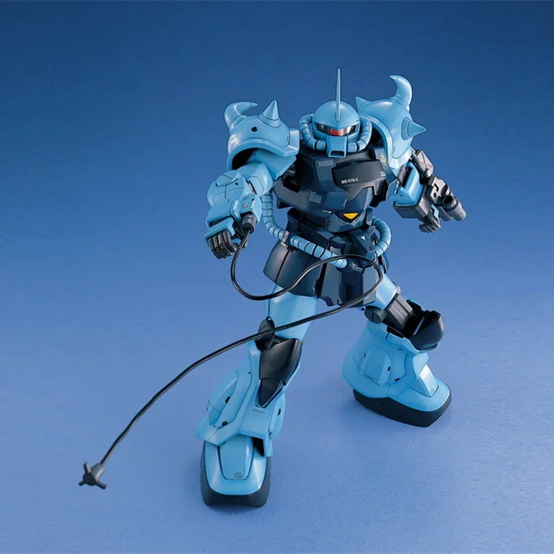 반다이 건담 모델 키트 애니메이션 피규어, MG 1/100 MS-07B-3 Gouf 커스텀 B3 정품 건프라 모델, 어린이용 애니메이션 액션 피규어 장난감