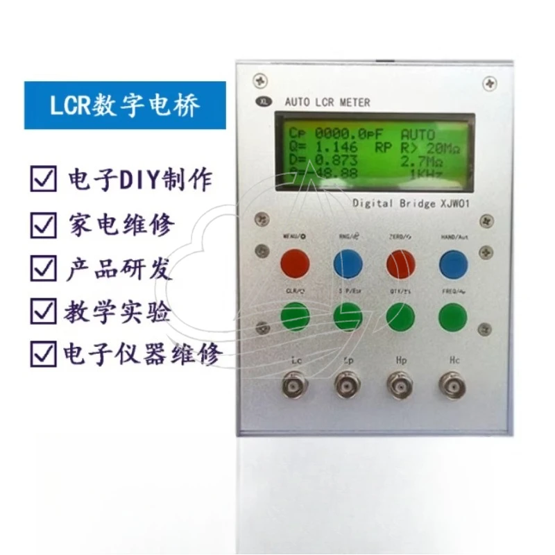 XJW01 LCR Digital Bridge Tester Inductance Capacitance Resistance ESR Meter Kit view 2