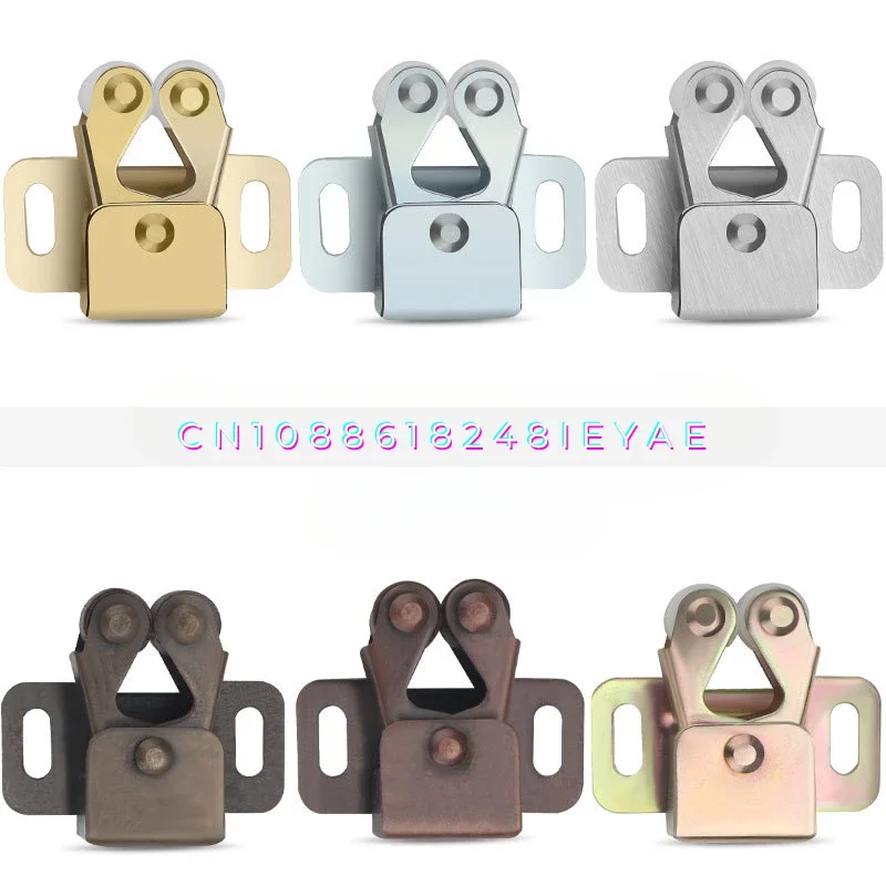 Cabinet Door Bronze Touch Bead Buckle Wardrobe Cabinet Button Door Clip Buckle Card Cabinet Door Suction