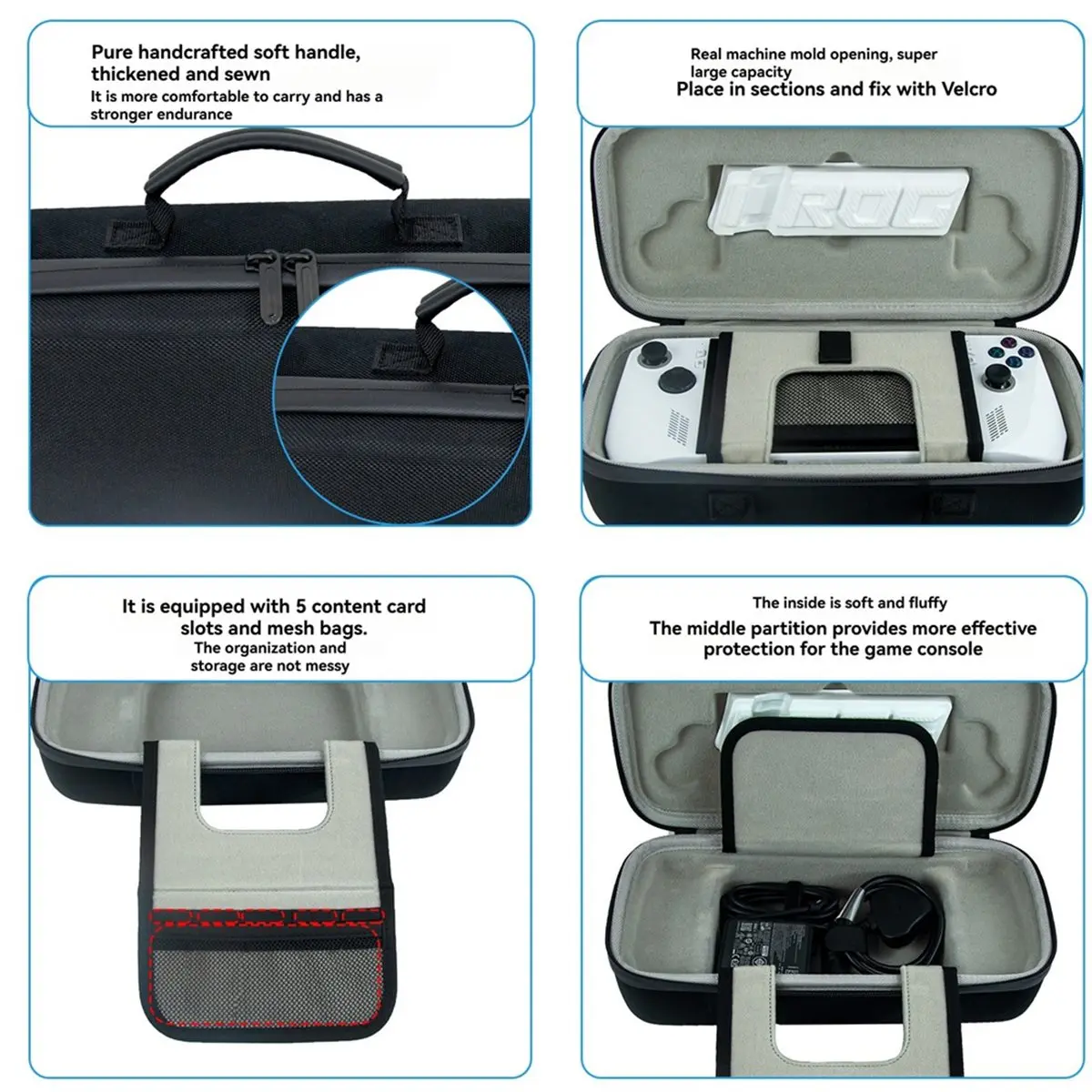 A86G NEW Hard Shlle Portable Carrying Case Bag for Ally X Game Console Accessories Shockproof Waterproof Travel Case