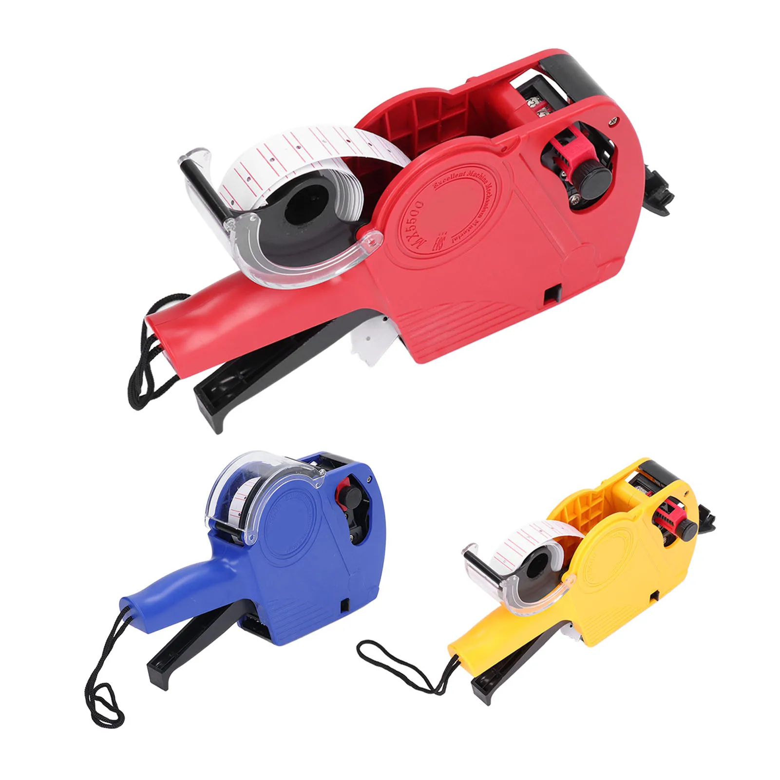 8 Digits Price Tag Gun, Manual Labeling Machine 8 Digits Price Tag Gun with Cartridge Portable Price Marking Tool