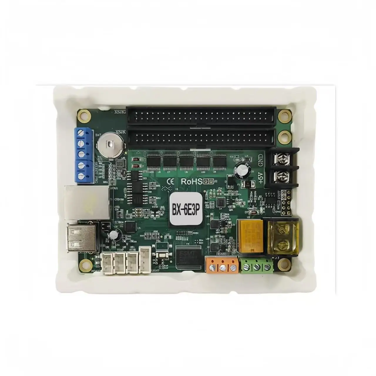 La semáforo de control LED BX-6E3 cambia para admitir la tarjeta de control de sensores ambientales