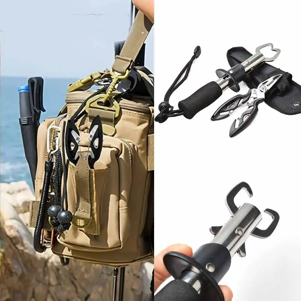 

Stainless Steel Fishing Pliers Not Easy To Loosen Not Injuring Fish Fishing Line Cutter Durable and Sturdy Grip Control