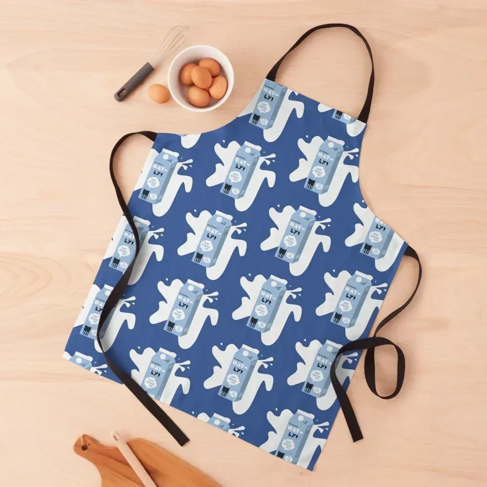 

Tribute To Oatly Oat Milk Apron Children'S Waterproof women esthetician Home and kitchen products Apron