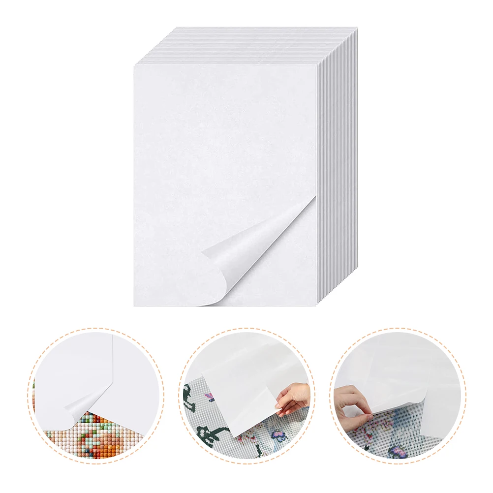 

Diamond Drawing Dust-proof Stickers Non-stick Paper Repair Accessories for Art Gem Bead DIY Supplies Embroidery