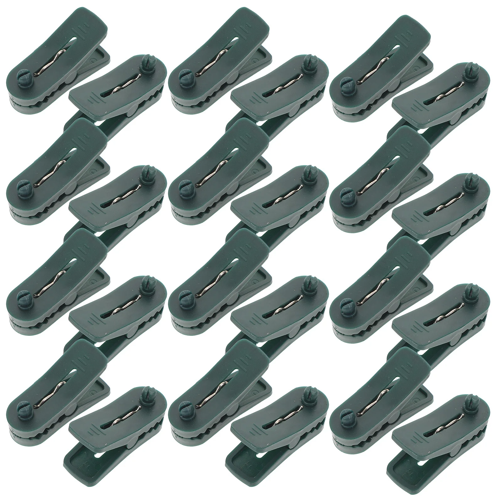 

30pcs Christmas Tree Clips Vintage Led Taper Holder Plastic Decorative Garland Party Wedding Wreath Holiday Stable