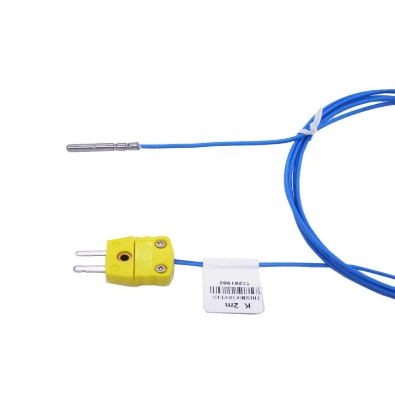 Imagem -03 - Sondas de Sensor tipo k Impermeáveis Metal Headprobe para Sonda tipo k Sensor e Medidor de Termopar Controlador de Temperatura com Plugue