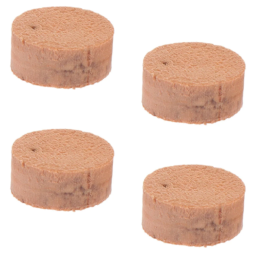 

4 Pcs Drain Valve Pad Fine Craftsmanship Cork Pads Tuba Key Accessory Replace Part Easy-to-use