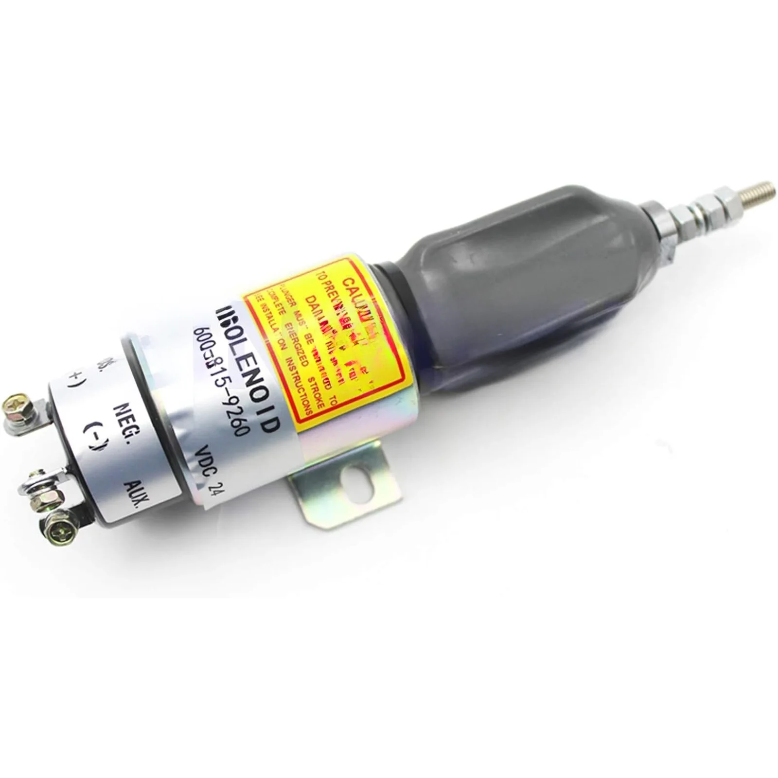 24V Shut off Stop Solenoid 600-815-9260 600-815-9261 For Komatsu PC75US-3 PC75UU-2 PC75UU-3 PC60-7 4D102 4D95 6D102