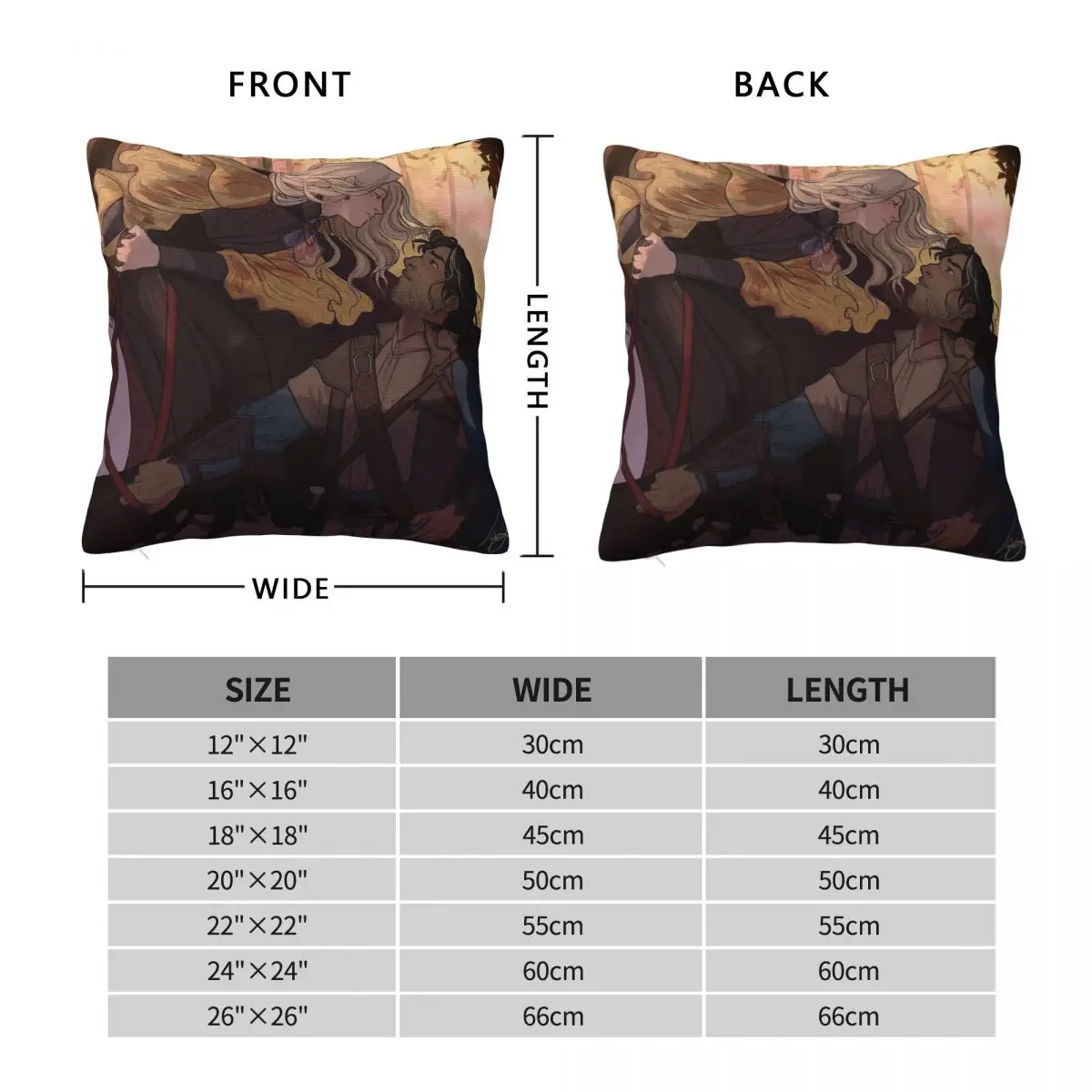 Le Belle Dame Sans Merci Pillowcase Polyester Linen Velvet Printed Zip Decorative Pillow Case Home Cushion Cover 18