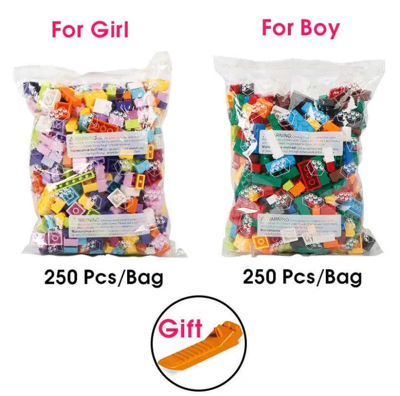 Hot 250-3000g Building Blocks DIY Creative Bricks Compatible Inglys Classic Bricks Bulk Base Plate Educational Toy For Children