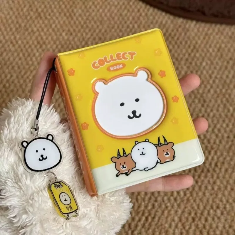 

Anime Chiikawa Joke Bear Card Book 3 Inch One Grid 32 Card Slots Ins Style Instant Photo Storage Portable Kawaii Gift 2026 New