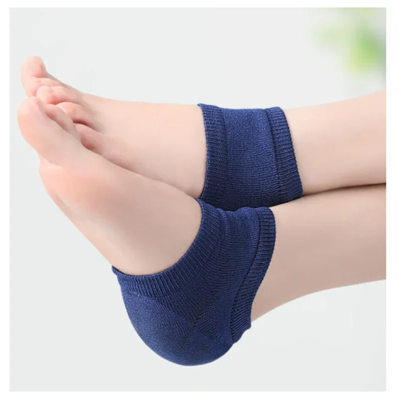 Gel Heel Protector Sleeve for Plantar Fasciitis Pressure Reduce Cushions Foot Skin Moisturing Anti Cracking Care Inserts Cover