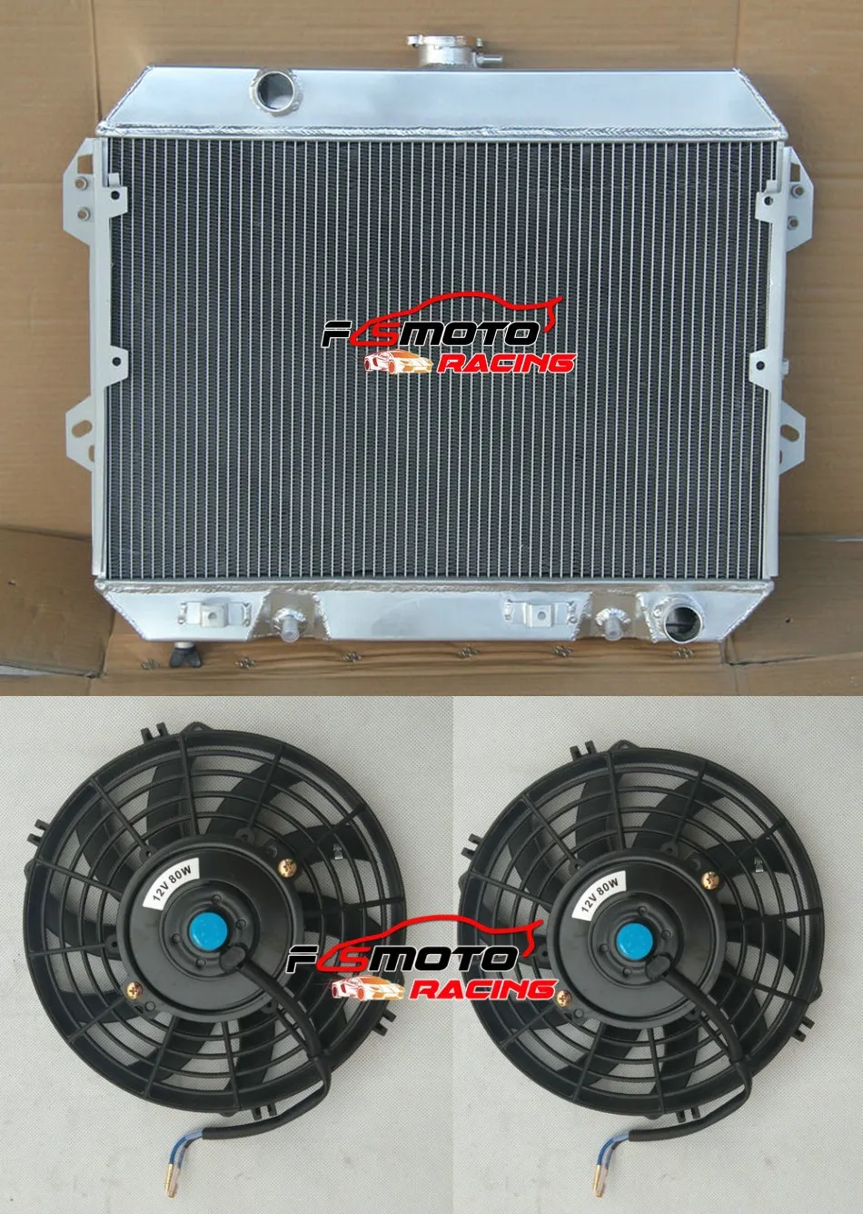 3 Row Aluminum Radiator + Fan For Nissan Datsun 280Z 2.8L Fairlady Z S130 L28E Turbo 2+2 Coupe 2.8 I6 Engine 1975 1976 1977 1978