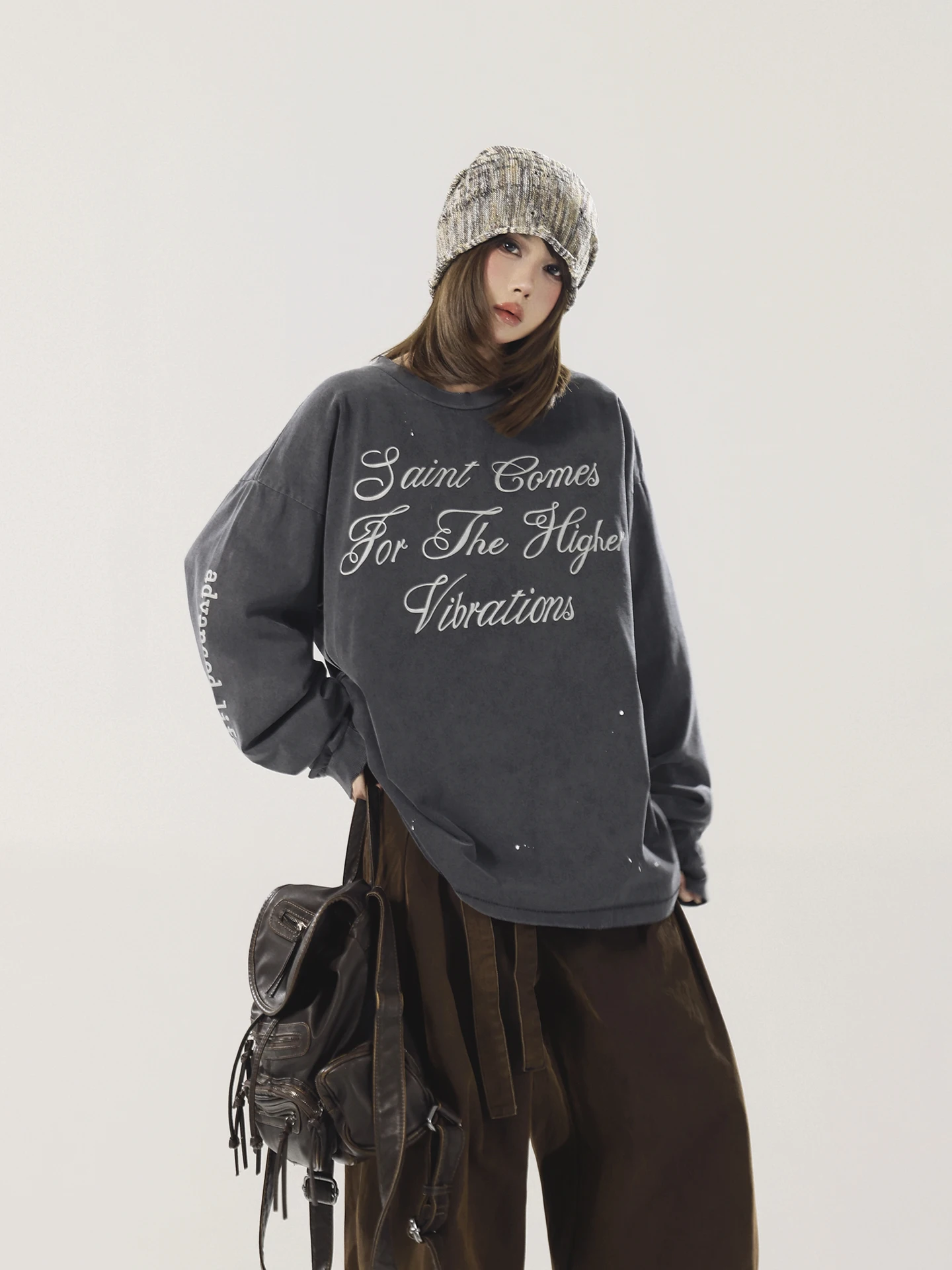 

Новинка: Женская базовая футболка из чистого хлопка с длинным рукавом, ранняя осень, шикарный топ Meysikim ME0726, повседневный свободный крой, круглый вырез