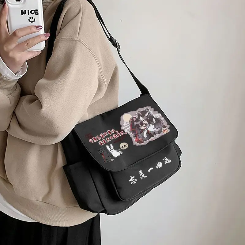 Patriarch of Magic Dao Anime Shoulder Bag Waterproof Crossbody Bag Casual Versatile Backpack Simple Satchel Female Fashion Tote