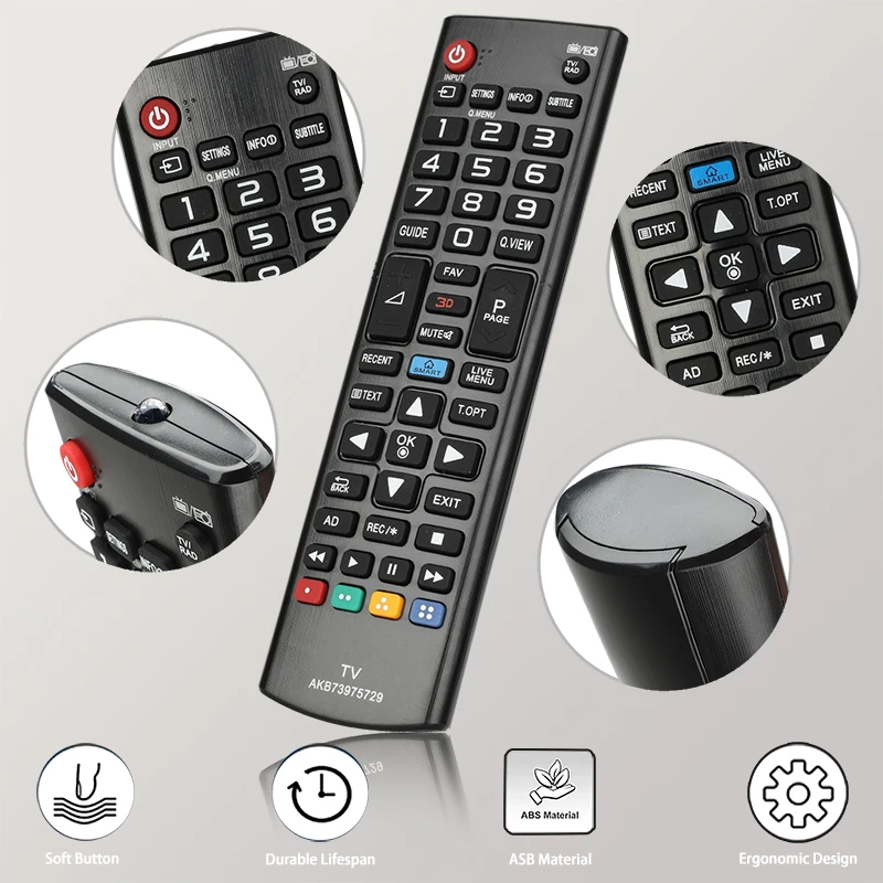 For AKB73975729 LG-TV-Remote-Control-Replacement, For LG TV 50LB670 50LB671 55LB670 55LB671 55LB679 55LB700 55LB730 55LB731