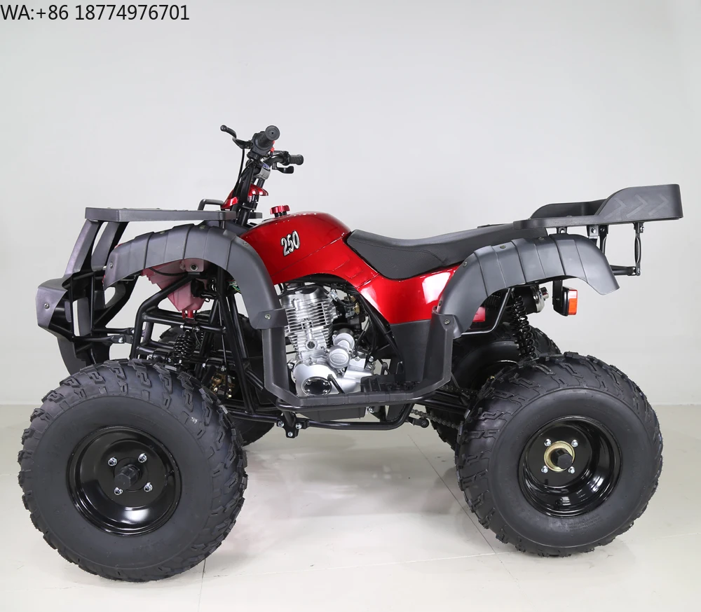 Cuatrimoto Automática de Acero Tao Motor de 250cc, ATV 250cc 4x4 para Adultos, Cuatrimoto con Arranque Eléctrico, ATV de 125cc con Transmisión por Cadena y Freno de Disco Trasero