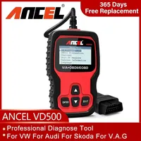 Ancel VD500 OBD2 Scanner Car Code Reader Oil Reset EPB DTC TP ABS SRS Full System Diagnostic Tool for VW for Audi for V.A.G