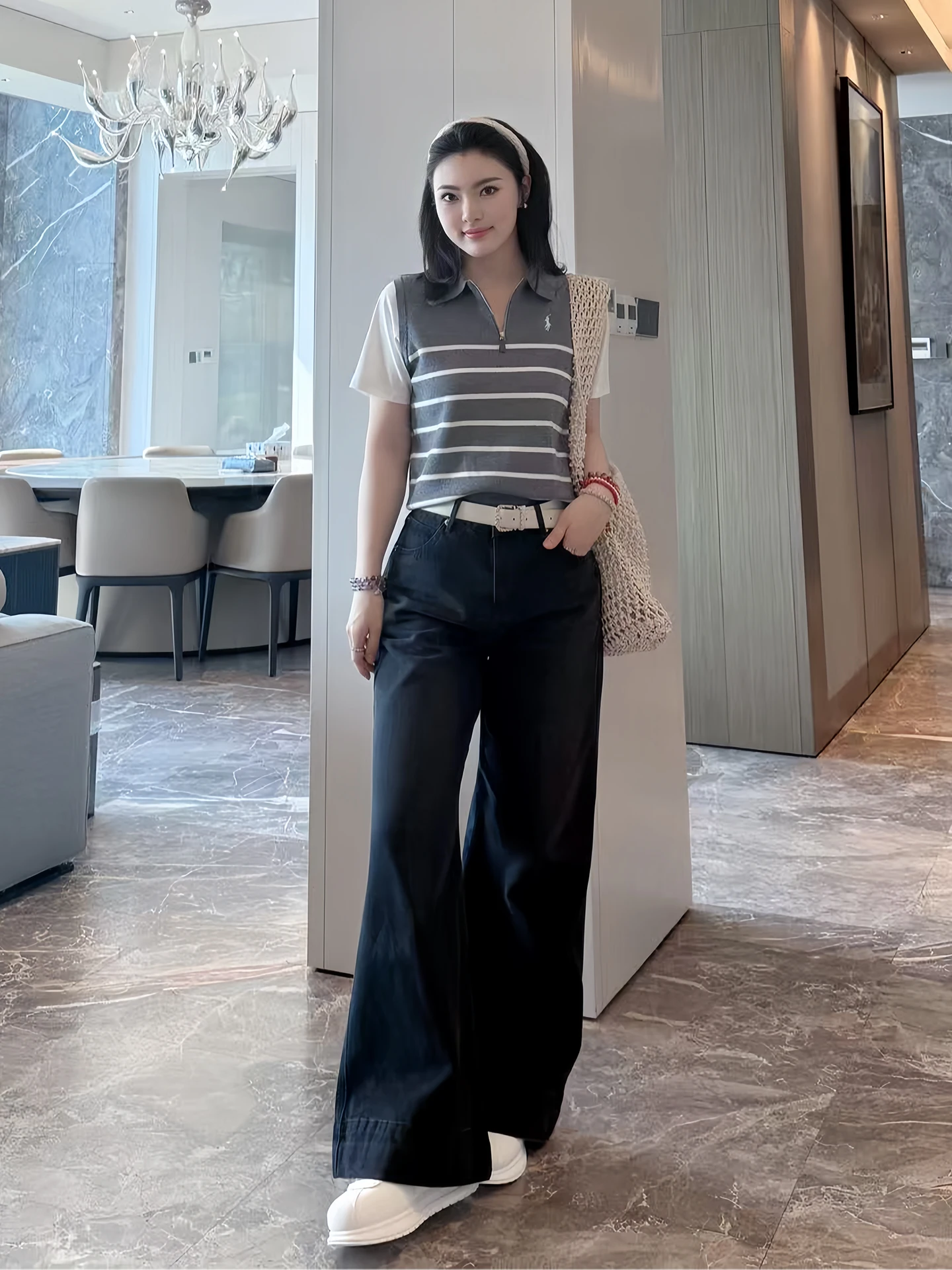 

Джинсы AW Wang Na Na винтажные, неэластичные, ретро, повседневные, для осени и зимы, простые, высококачественные, с широкими штанинами