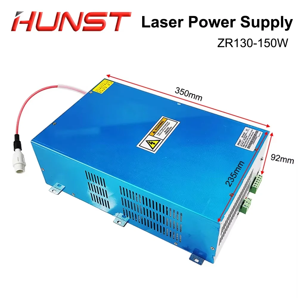 HUNST ZR130W 150W Laser Power Supply for 130W 150W Co2 Glass Laser Tube Engraving and Cutting Machine 2Years Warranty.