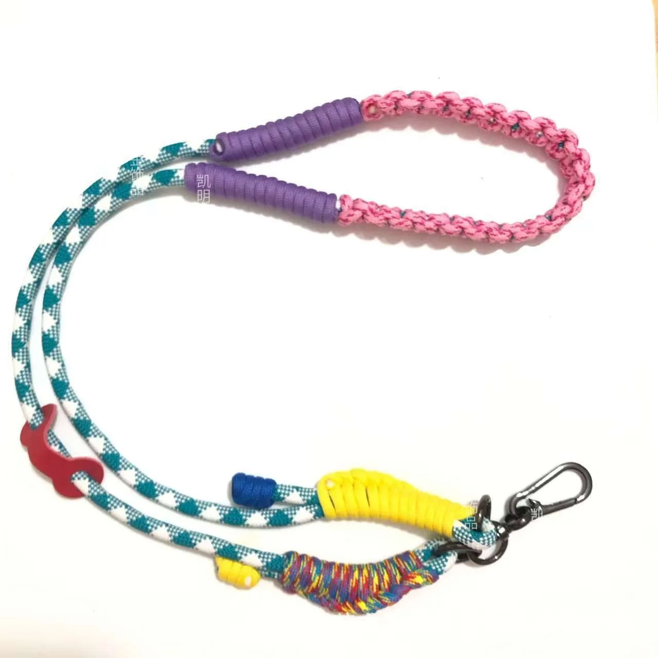 

Dopamine mobile phone lanyard crossbody outdoor backpack strap camera adjustment anti-lost braided rope