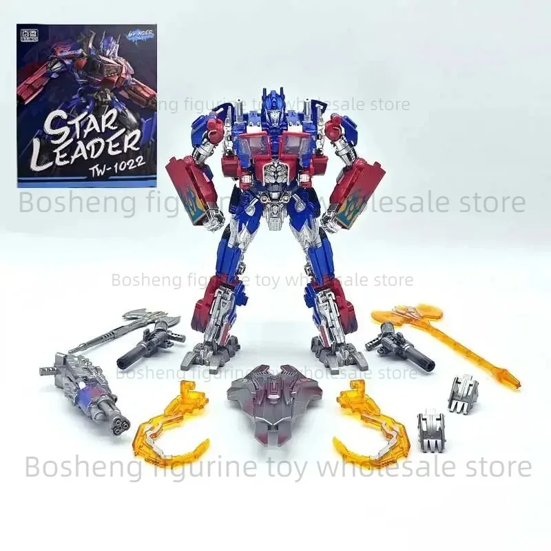 BAIWEI ألعاب متحولة TW1022 EX Cargo KO تحفة الشكل لعبة قائد Nemesis Prime تشوه سيارة روبوت #4