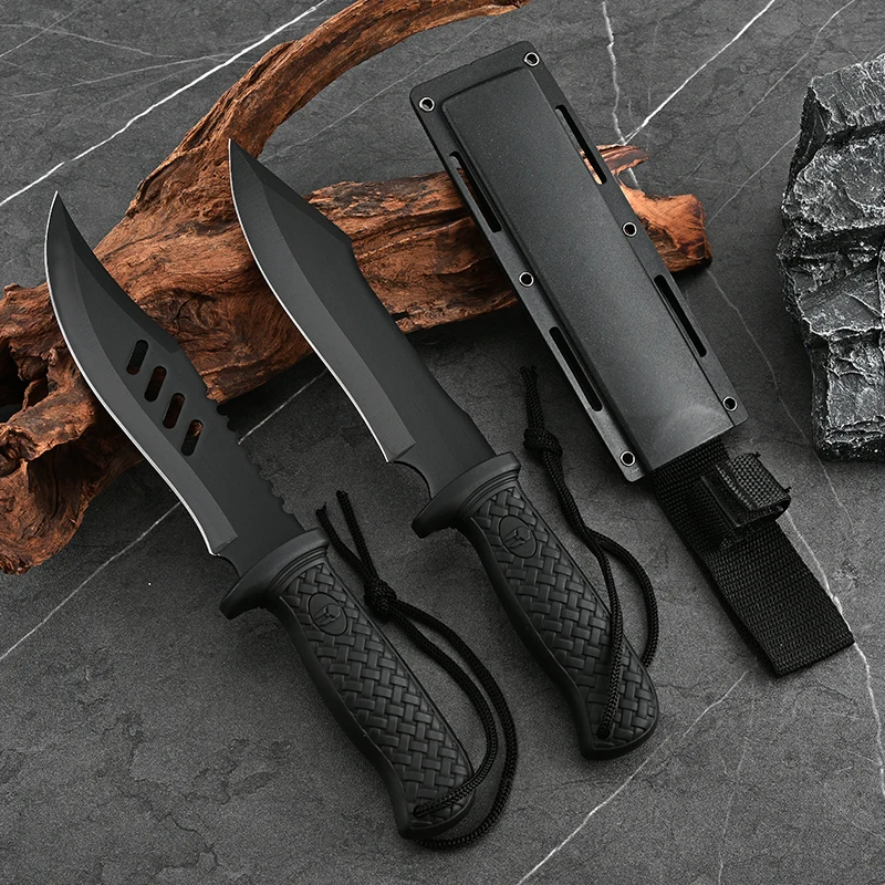 Outdoor Camping Straight Knife Portable High Hardness Knife Outdoor Straight Knife Portable Knife