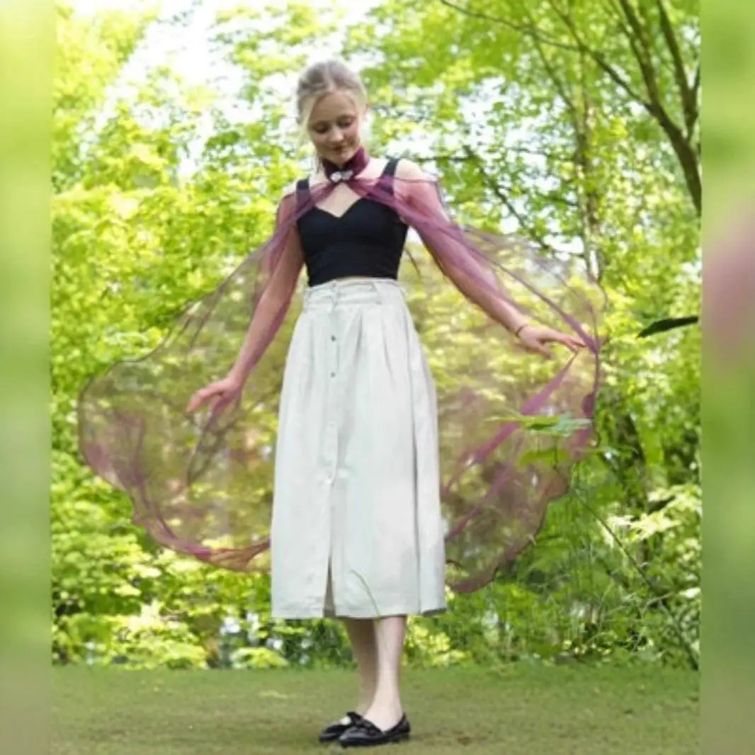 

Carnival loween Lace oulder awl See-tough Collar Gown Polyester Fiber Regular Sve Length Open Cardigan Sle