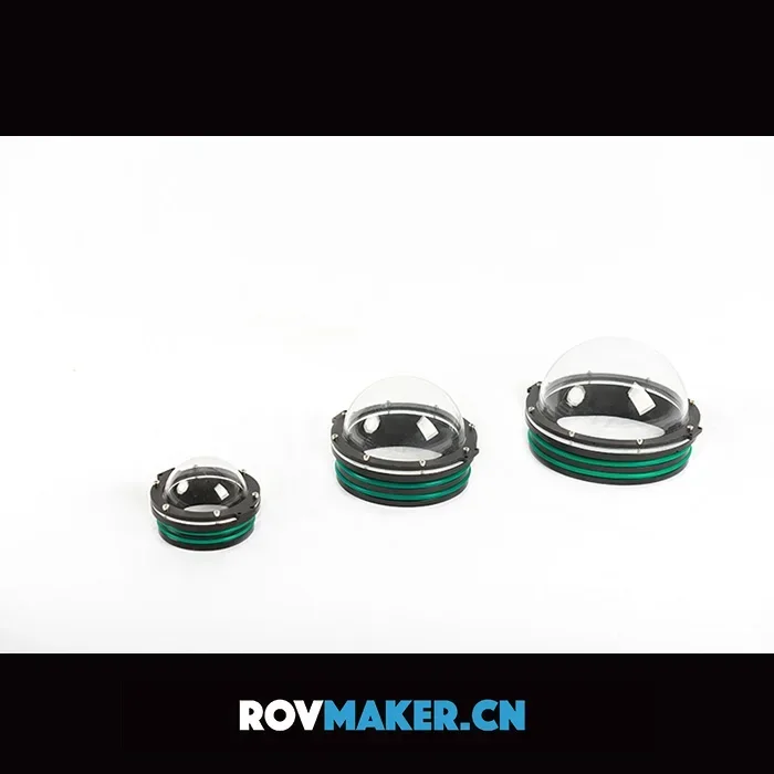 ROVMAKER Acryl/PC Dome Cover Onderwater Fotografie Gimbal Sferische Buitendiameter 90/110/130/160mm voor ROV Robot