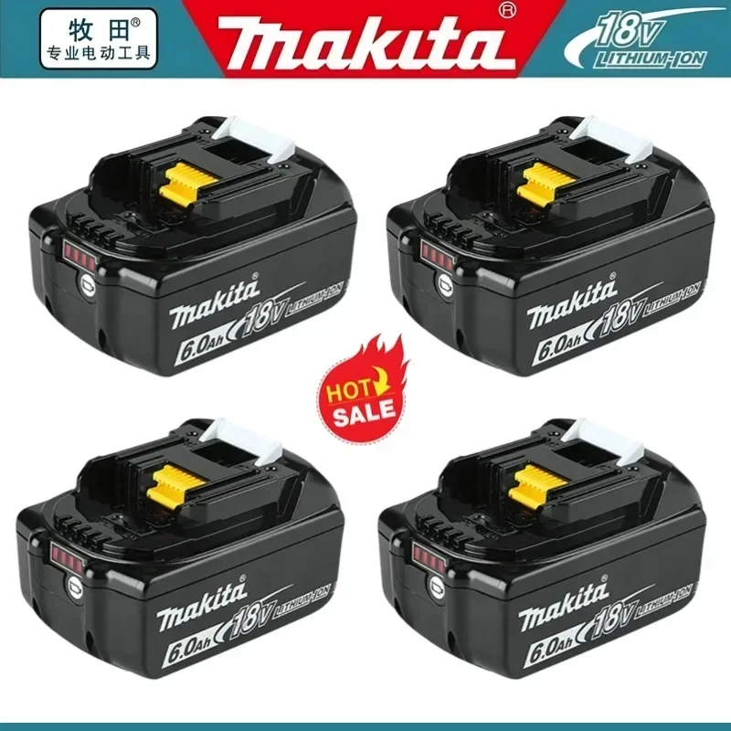 

100% original Makita 18V 6.0Ah Rechargeable Battery ,For Makita BL1830 BL1830B BL1840 BL1840B BL1850 BL1850B Power Tools Battery