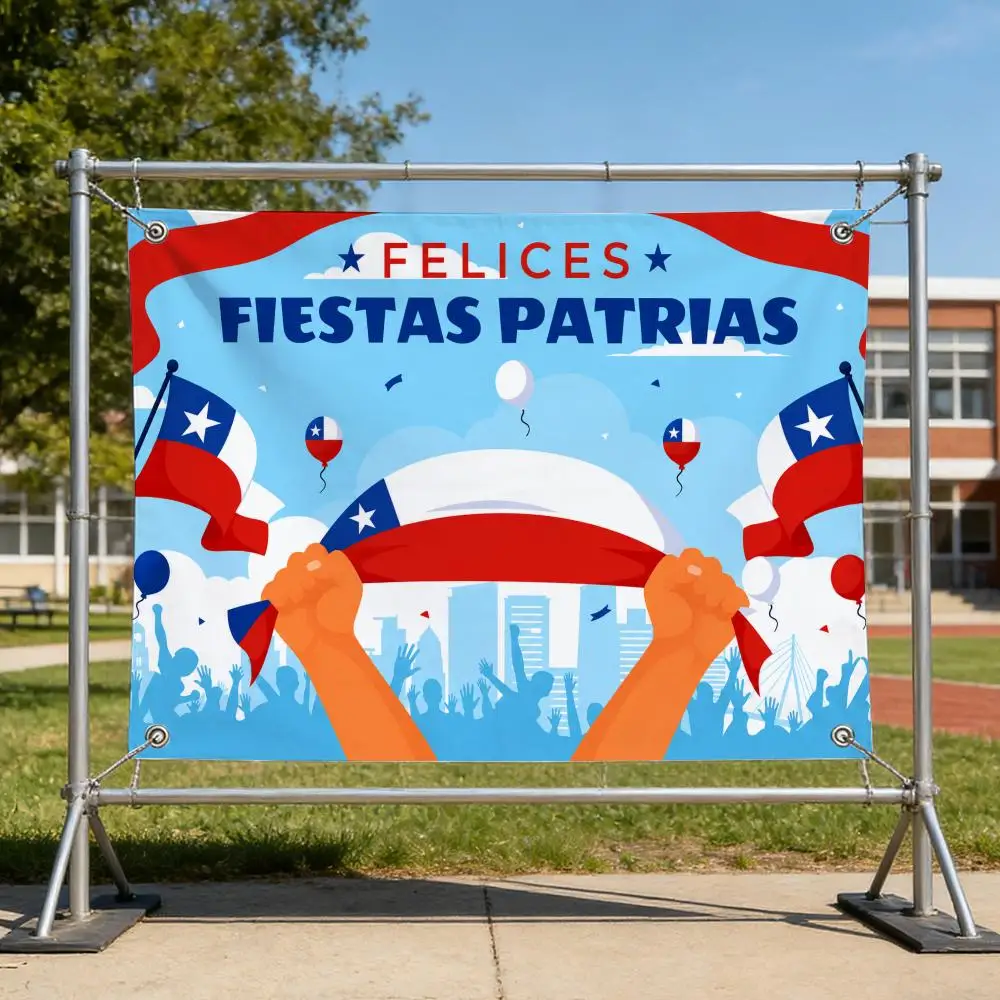 Music Global Hit 18Septiembre Flags Specialized for indoor and outdoor home decorations, outdoor camping, and bar parties