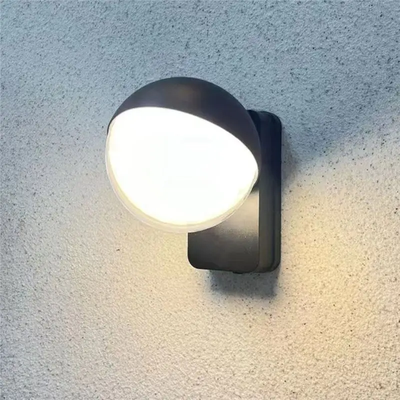 SEWS-جدار مصباح الألومنيوم مقاوم للماء الدورية مضيئة جسم الإنسان التعريفي لغرفة نوم شرفة أسلوب بسيط