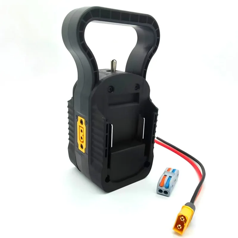 

2-in-1 Power Wheel Adapter for Makita/Milwaukee 18V Batteries Dual Voltage Output for DIY Toy Car with Fuses & Wire Terminals