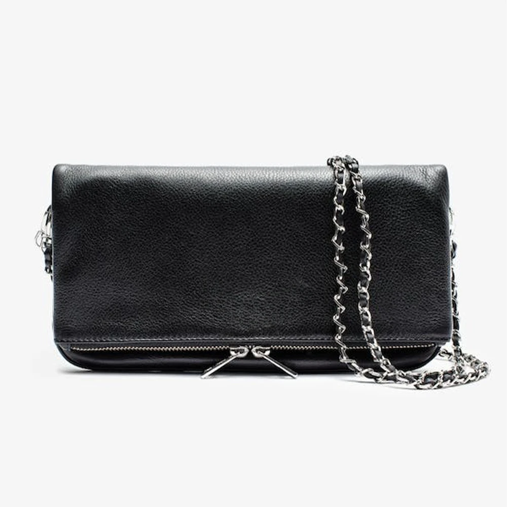 Ladies Fashion Makeup Bag 2024 New Women Retro Crossbody Shoulder Bag High Quality Luxury Design Chain Envelope Bag