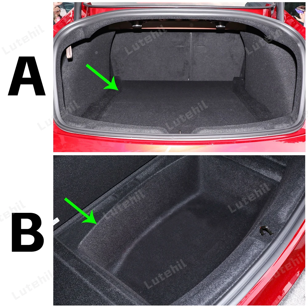 

For Tesla Model 3 2023 2024 Auto Full Coverage Trunk Mat Car Protective Pad Cargo Liner Interior Accessories