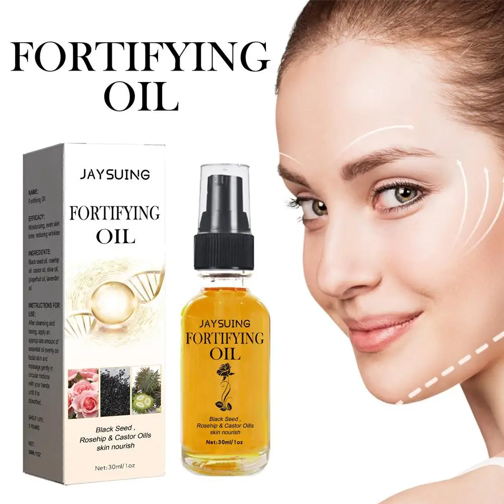 Lilinas Oil Castor Oil Black Seed Oil Rosehip Oil Oil Rosehip Oil Face Diminishing Serum Odżywczy Zmarszczki Skóry Ujędrniający W5W7