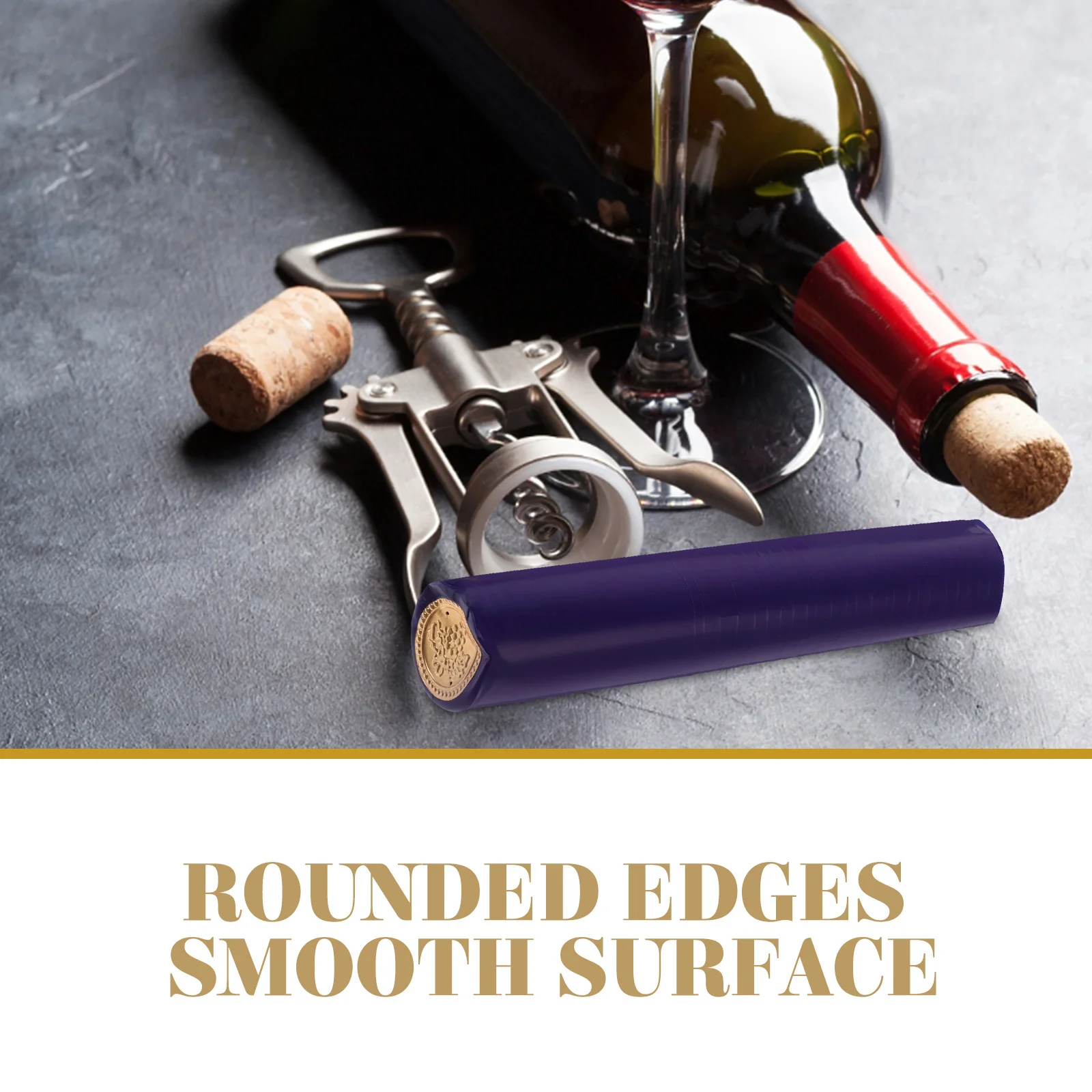 

100Pcs Wine Shrink Wrap Stoppers Hard Hat Design Efficient Time Saving Red Wine Tops Sealing Caps for Bottles Heat Shrink Film