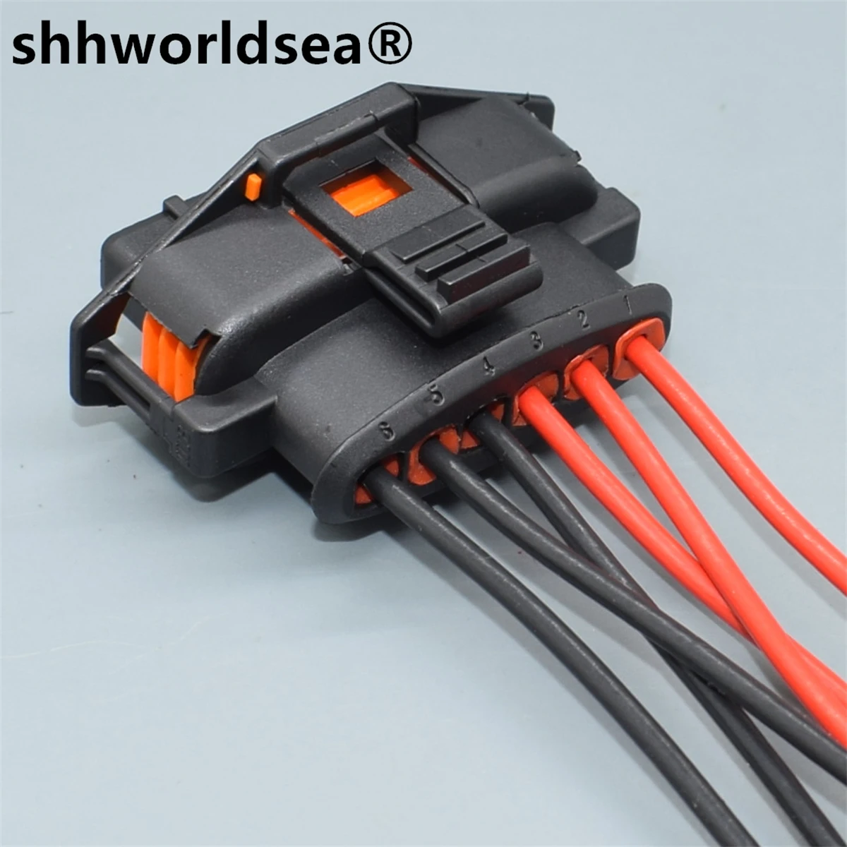 shhworldsea 6 Pins Auto Accelerator Pedal Electric Cable Sealed Socket 1928403204 1928404629 1928403740 1928403202 936394-2