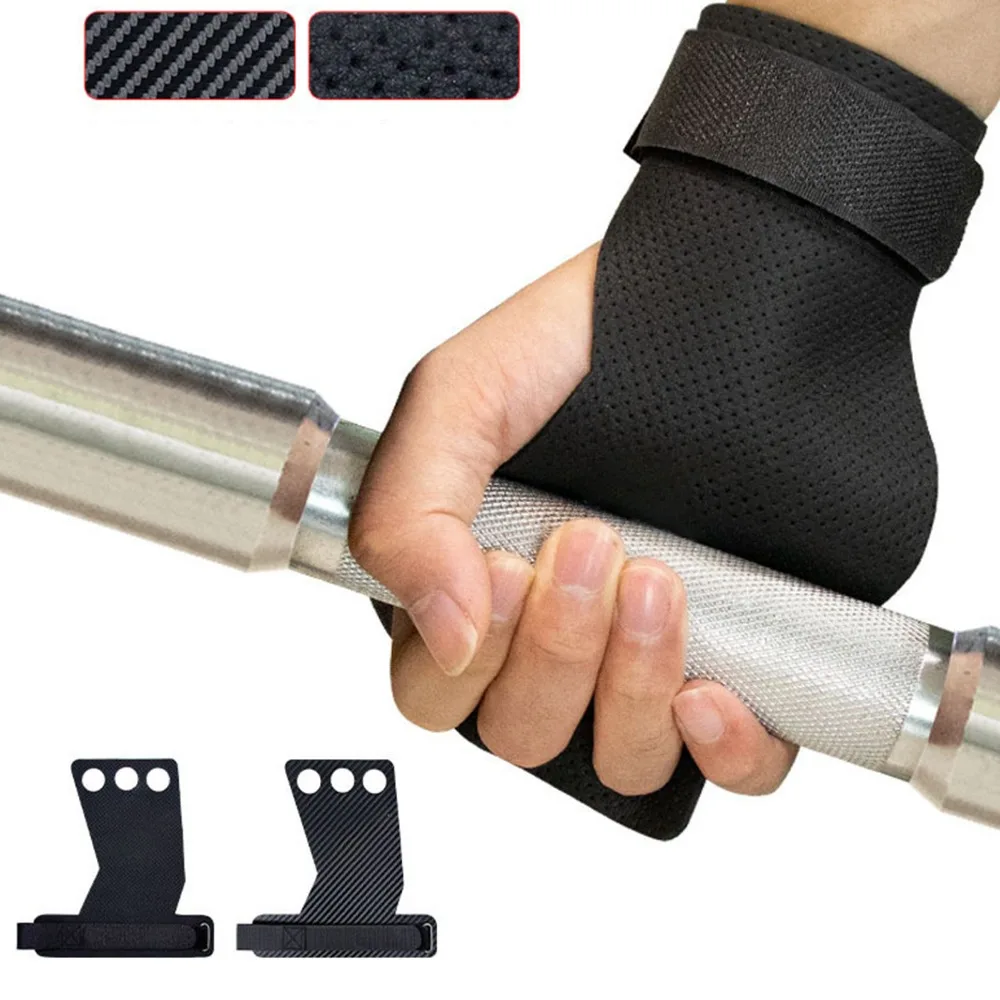 2pcs Non Slip Palm Protector Pad Breathable Material Mesh Hole Design Weight Lifting Pads Padded Construction Hand Grip Guard