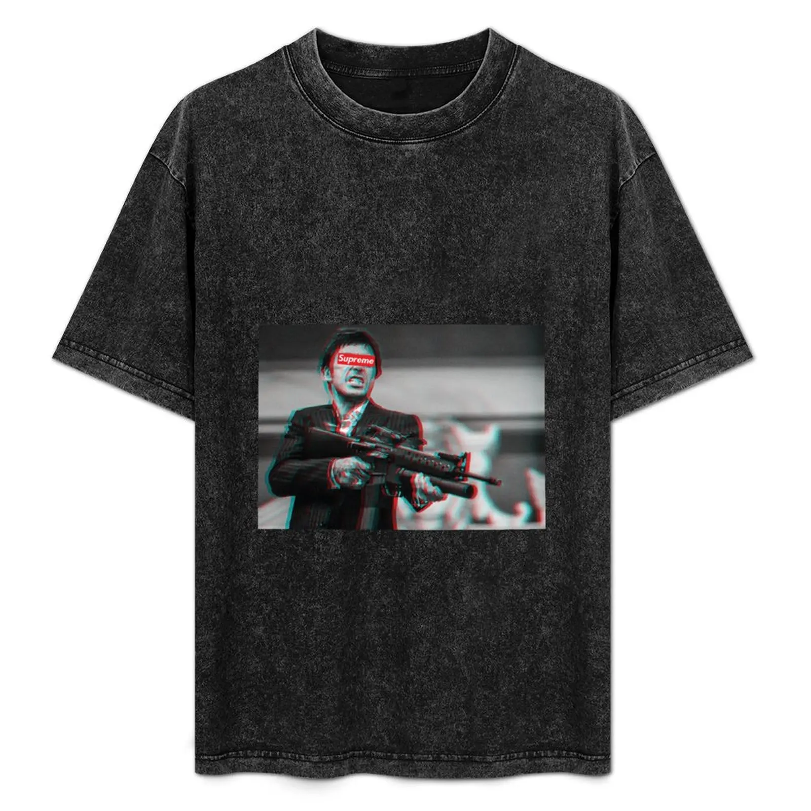 Camiseta Scarface Suprime Glitch, camiseta para vacaciones y actividades al aire libre