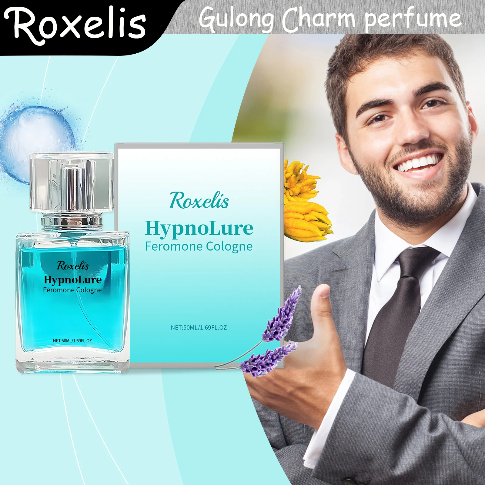 Roxelis Gulong Charm Perfume Gulong Fragrance отправляет классический портативный аромат, натуральный и свежий аромат в любое время