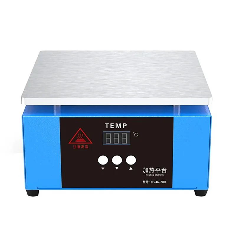 

Aluminum Preheating Plate Hot Film Electromechanical Hot Plate Tool JF946-200 Digital Display Constant Temperature Heating Table
