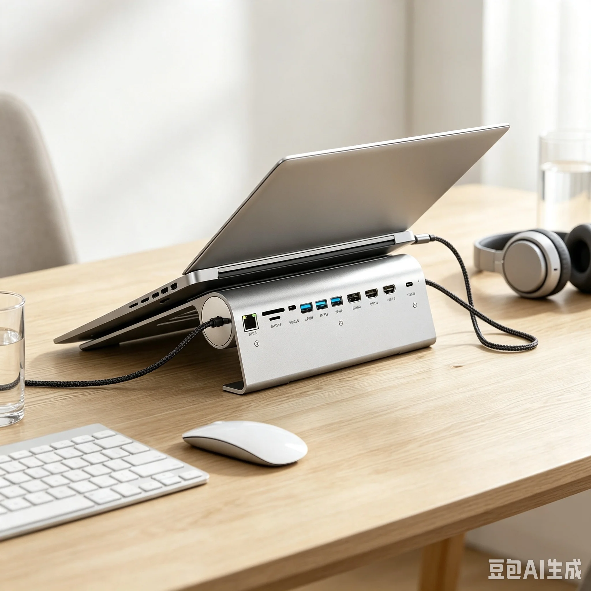 Laptop Stand For Docking Station 11-In-1 USB 3.0 PD100W Triple Display For USB-C Vertical Laptop Stand Support Accessories
