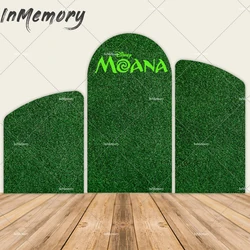 Green Grass Arch Chiara Backdrop Cover Baby Shower Moana Birthday Background Photography Wall Party Decoration Banner