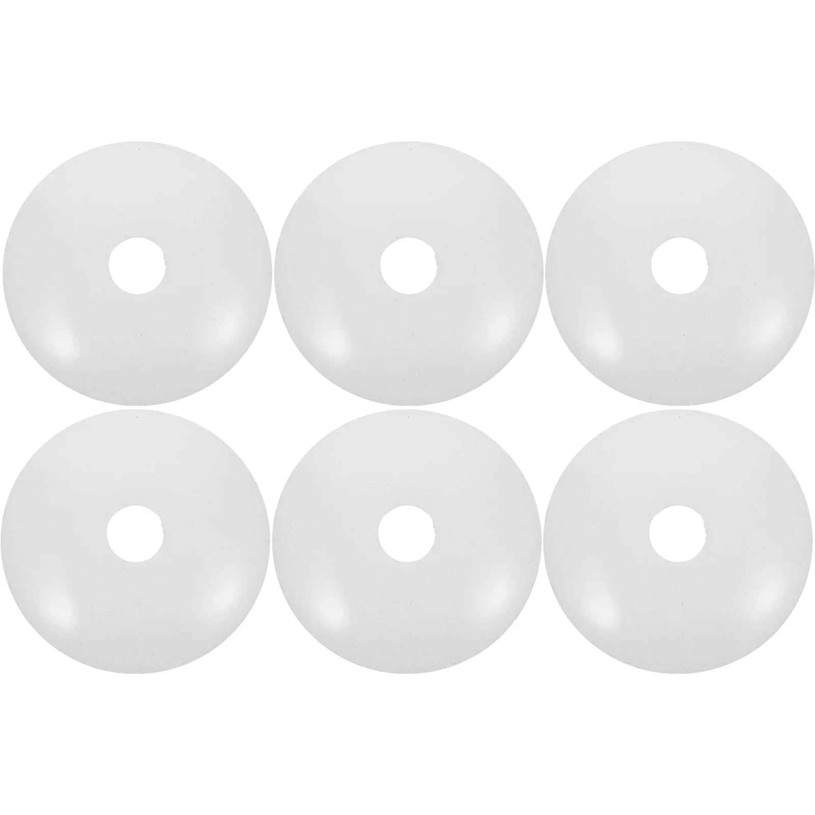 6 قطعة مظلة السقف المعدنية قلادة غطاء خفيف 50 مللي متر لوحة السقف تركيبة إضاءة DIY بها بنفسك ديكور المنزل قلادة ضوء المظلة