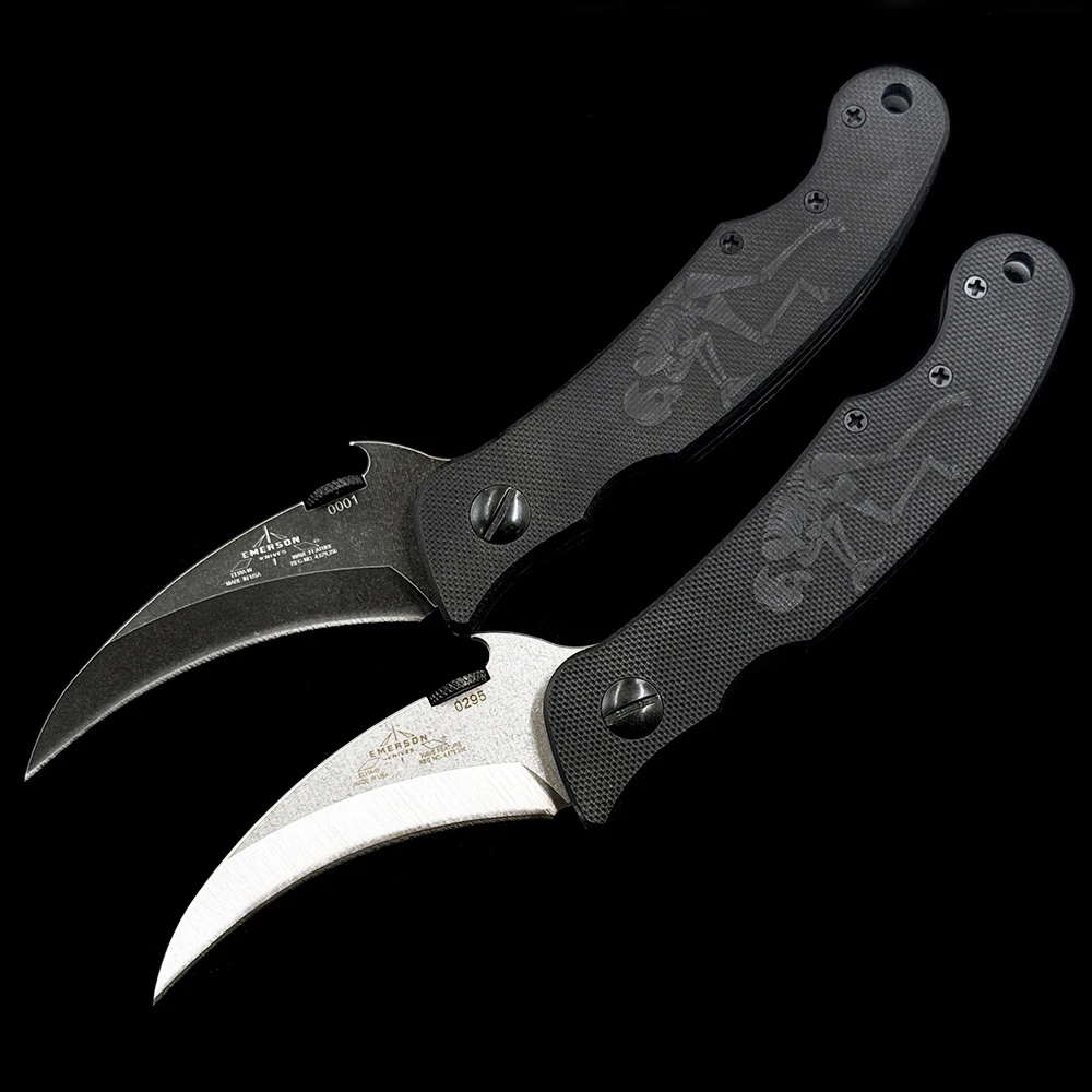 

Нож OK-Emerson Elvia Claw Knife для активного отдыха, кемпинга, охоты, карманный EDC-нож