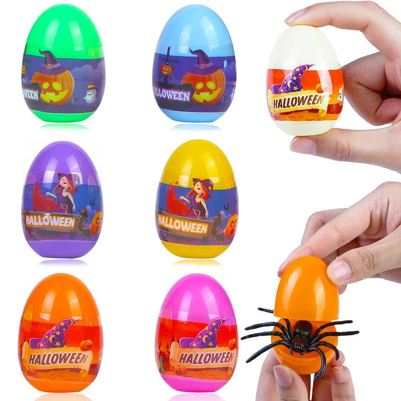 5Pcs Novelty Twisted Egg April Fool's Day Surprise Prank Twister Toys Halloween Party Surprise Egg Toys Gifts Funny Gadgets